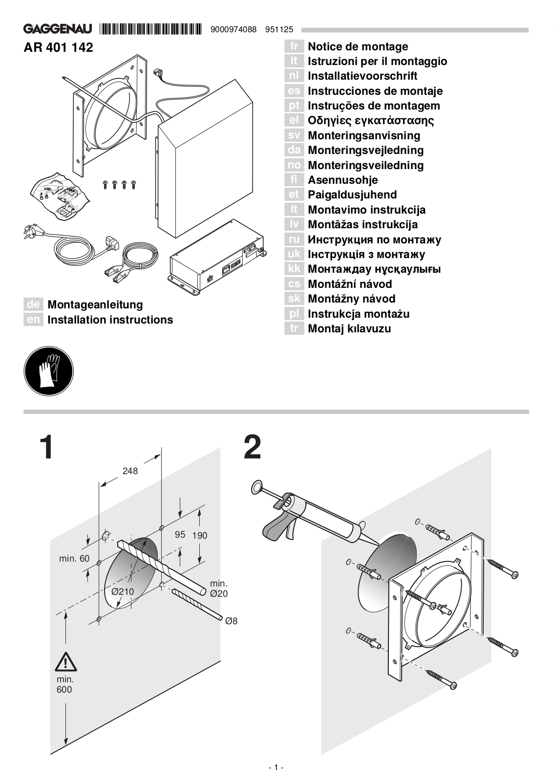 Gaggenau AR401142 User Manual