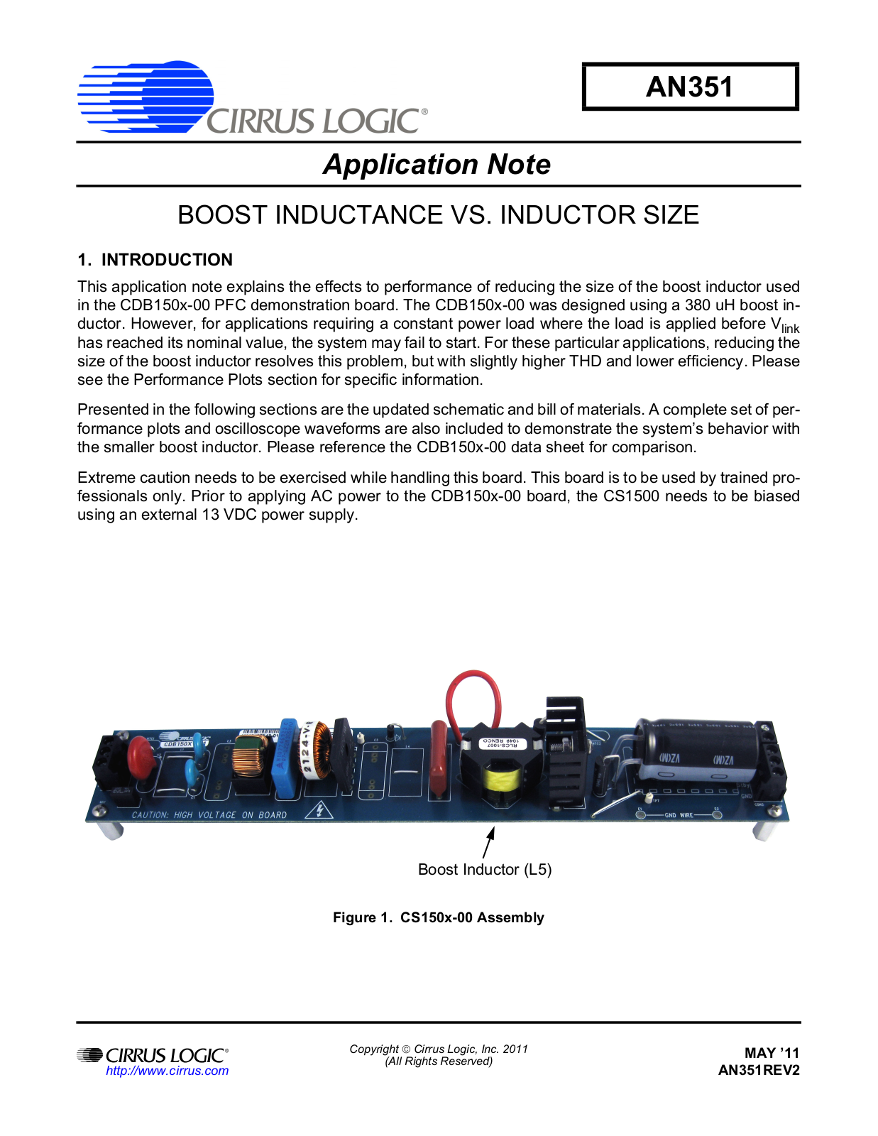 Cirrus Logic AN351 User Manual