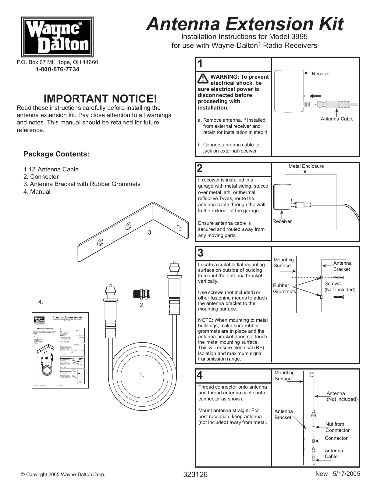 Wayne-Dalton 3995 User Manual