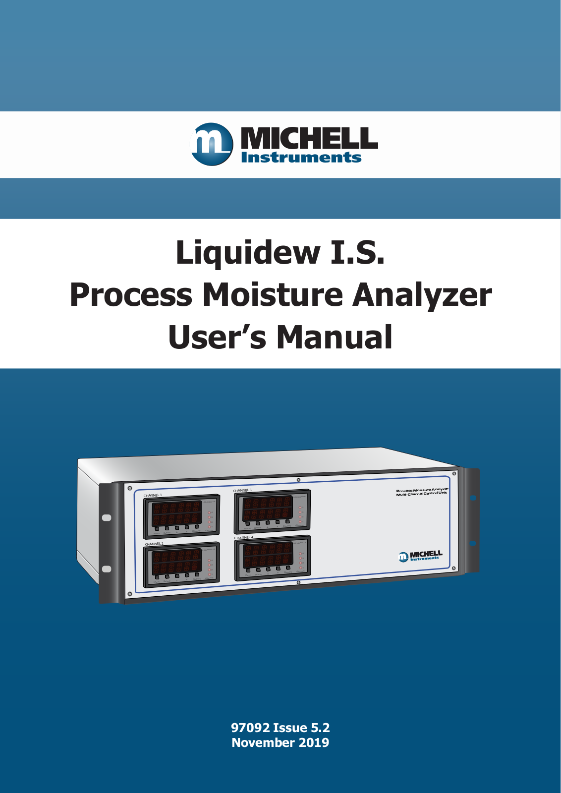 Michell Instruments Liquidew I.S Operating Manual