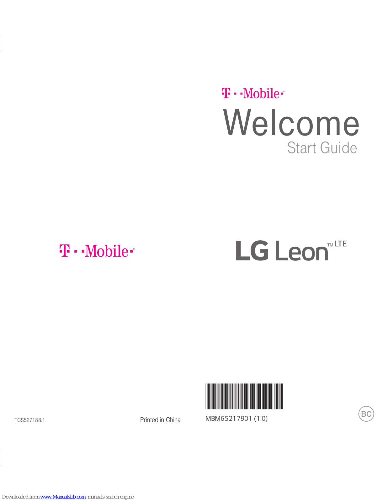 LG Leon LTE, Leon, K7, G STYLO Start Manual