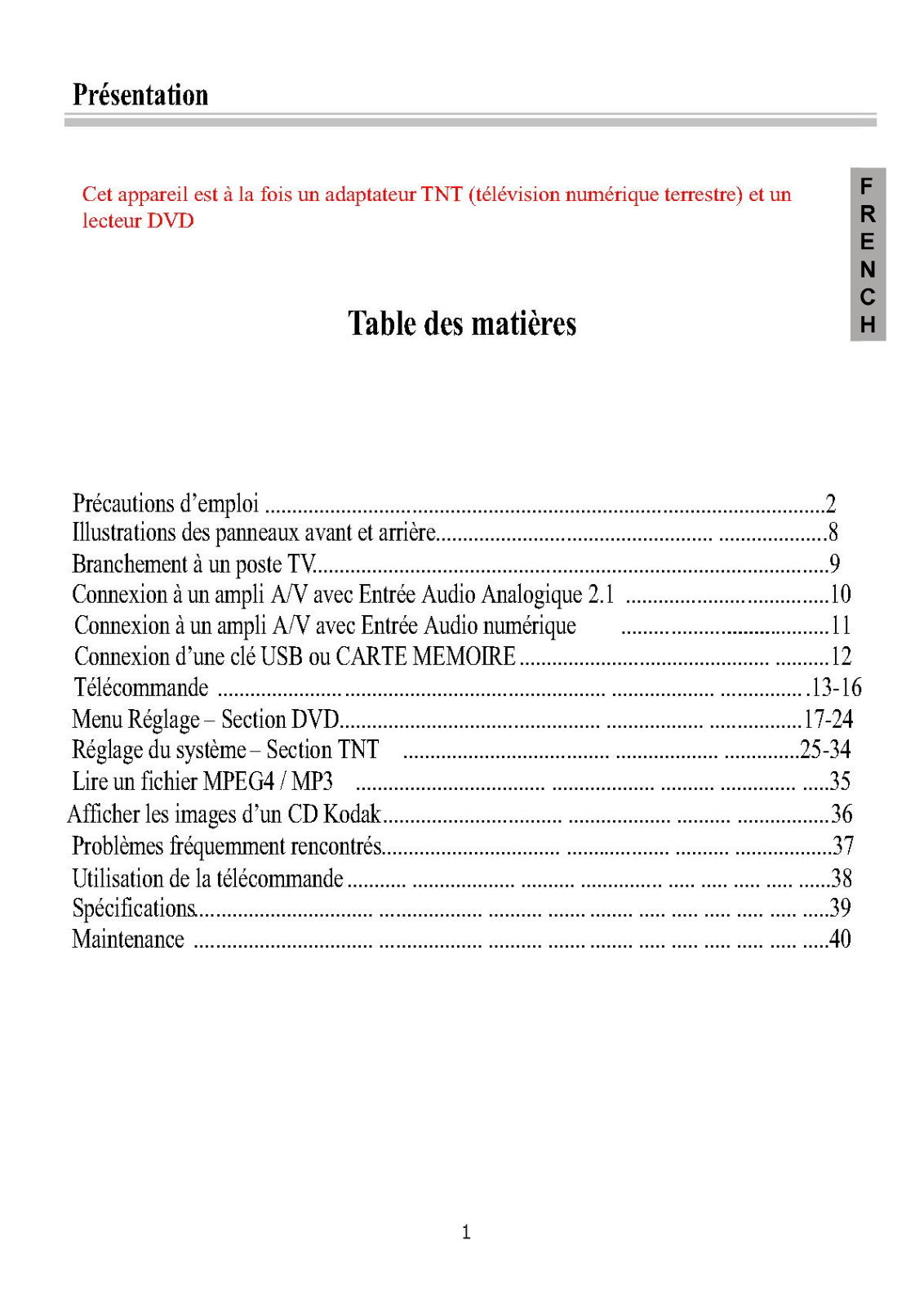 TOKAI LDT-1200 User Manual