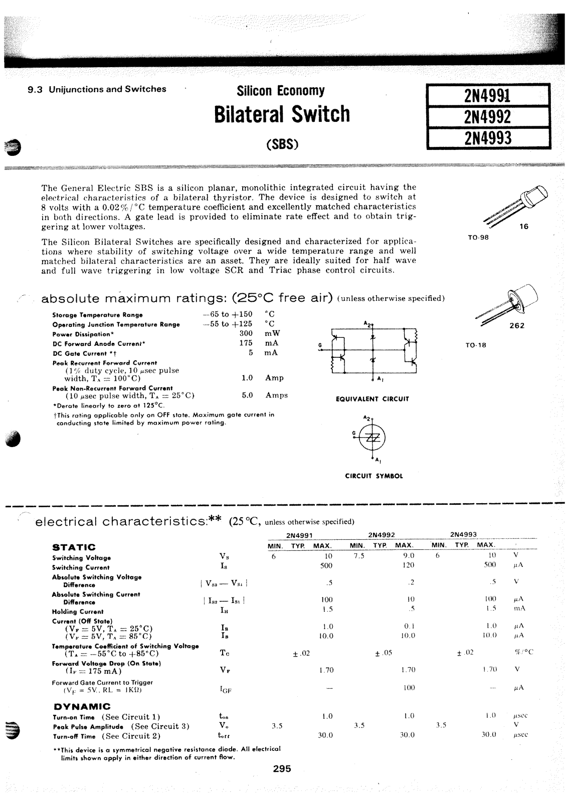 Philips 2n4992 DATASHEETS