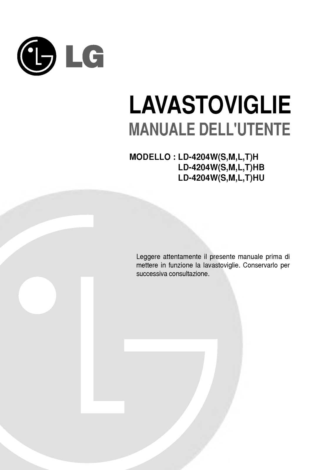 Lg LD-4204W User Manual