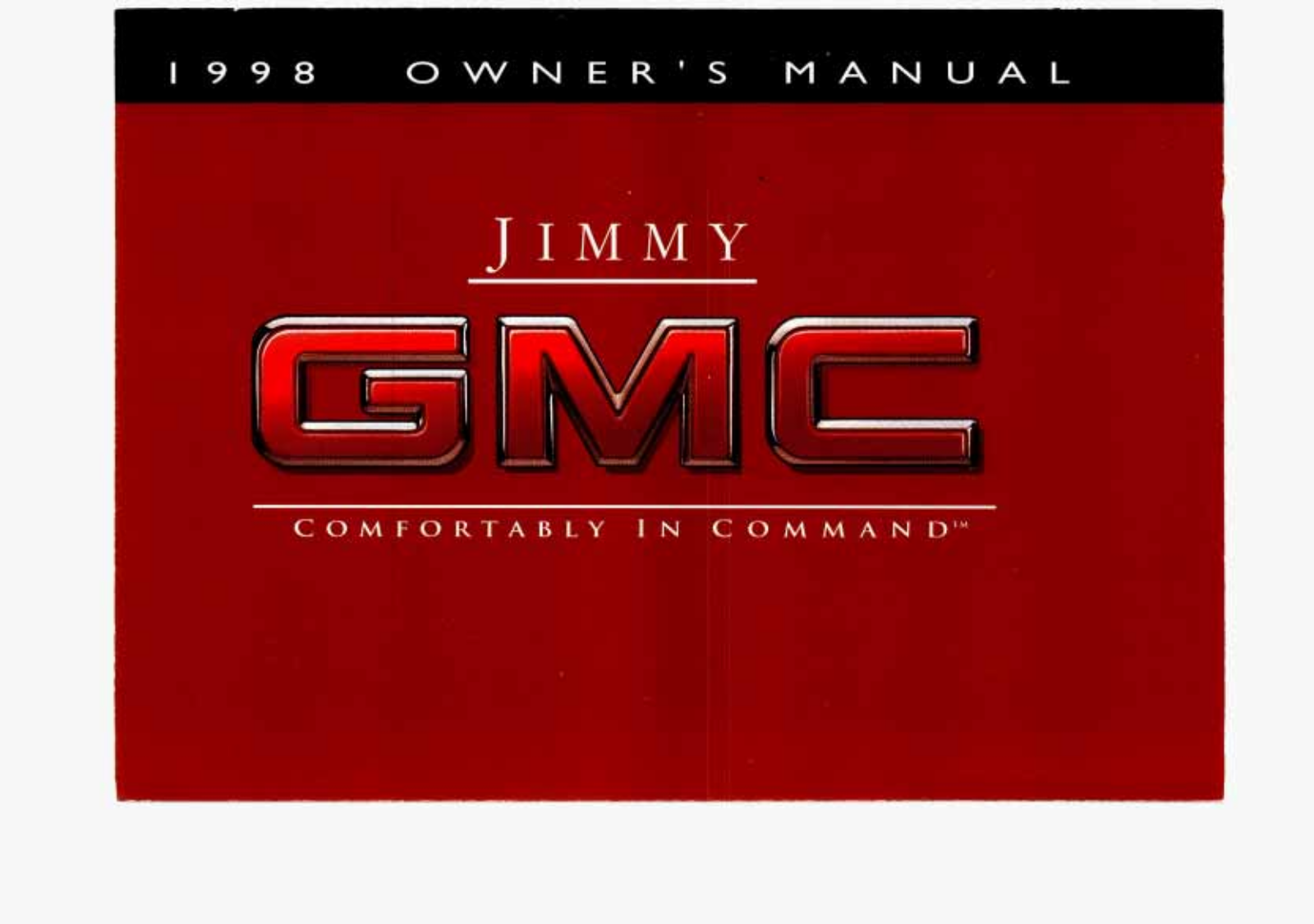 Gmc JIMMY 1998 User Manual