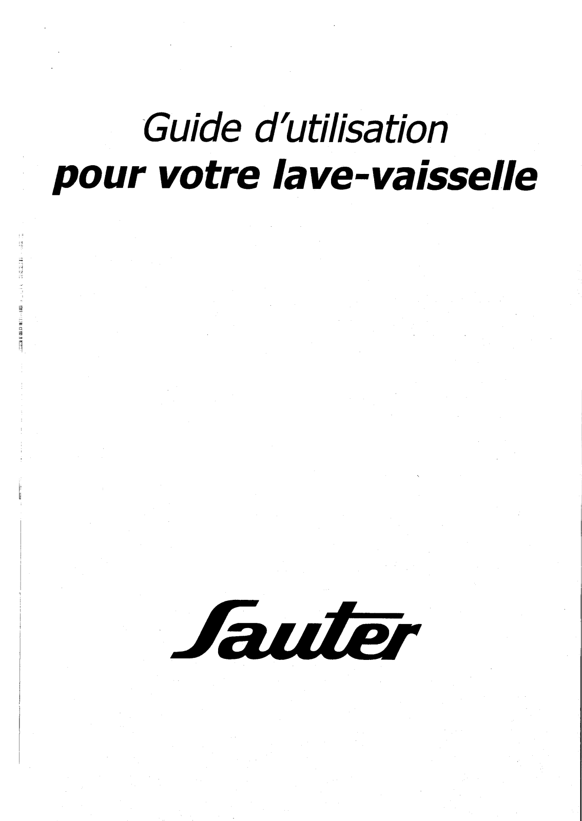 SAUTER SVI36BF1 User Manual