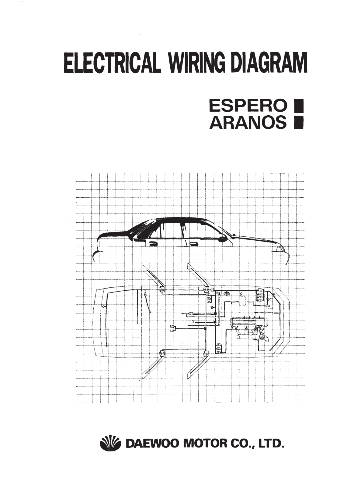 DAEWOO Aranos electrical wiring diagram