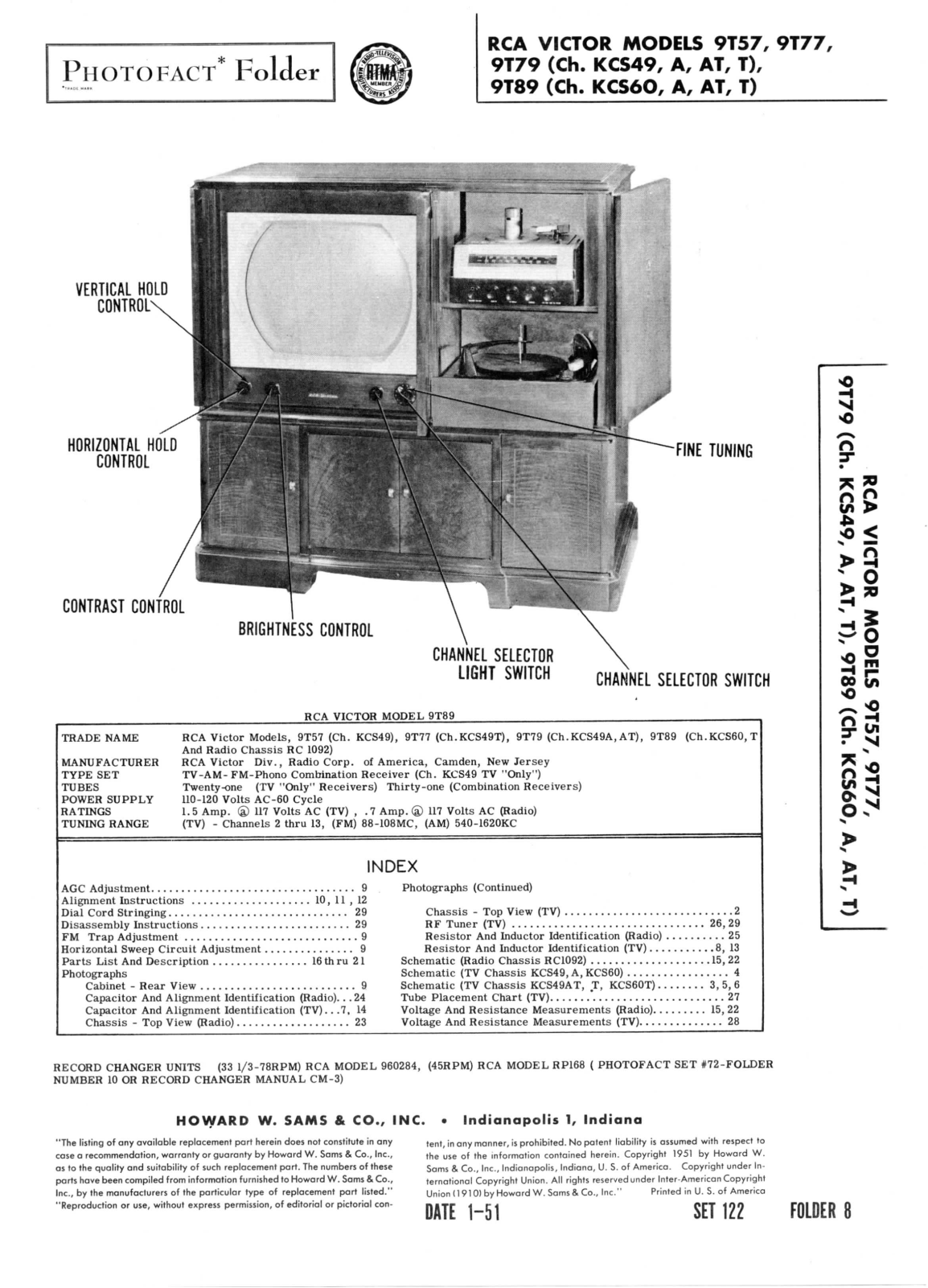 RCA 9t57 schematic - ManualMachine.com