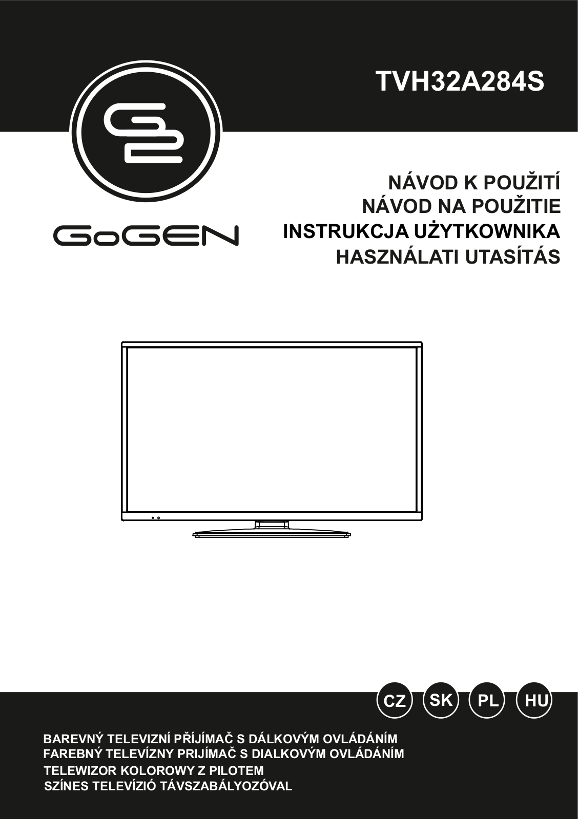 GoGEN TVH 32A284 S User Manual