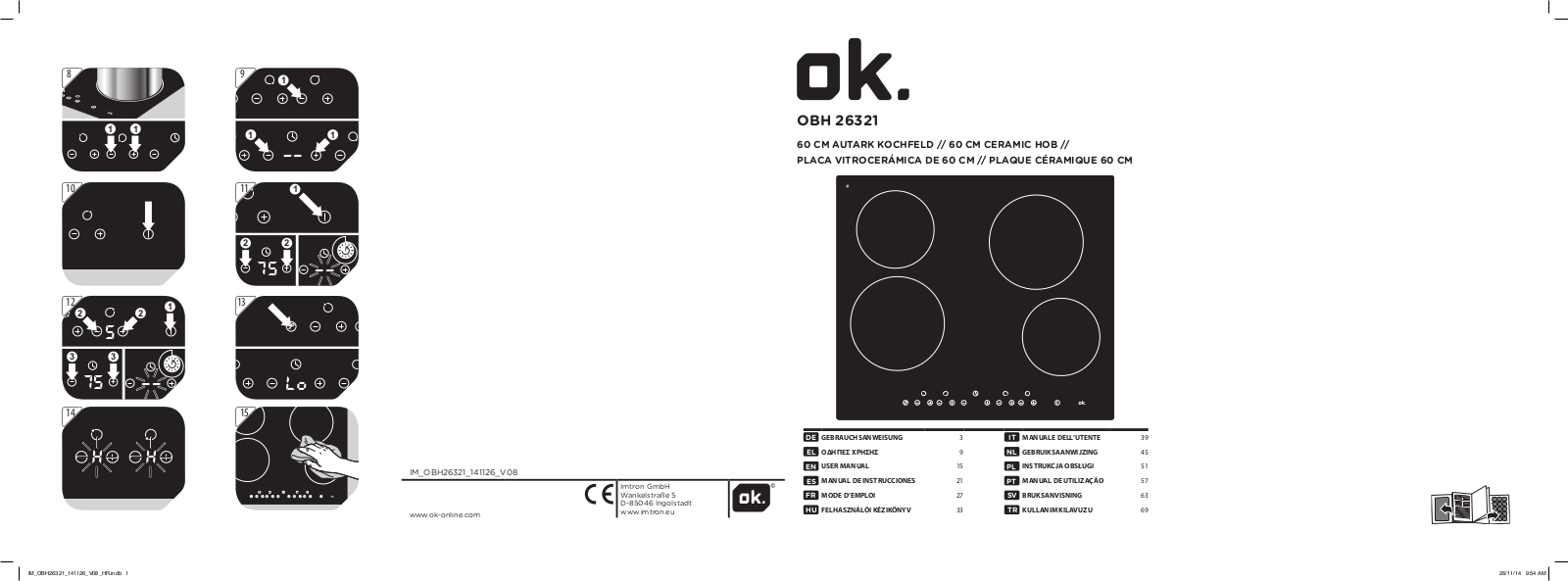 OK OBH 26322 User Manual