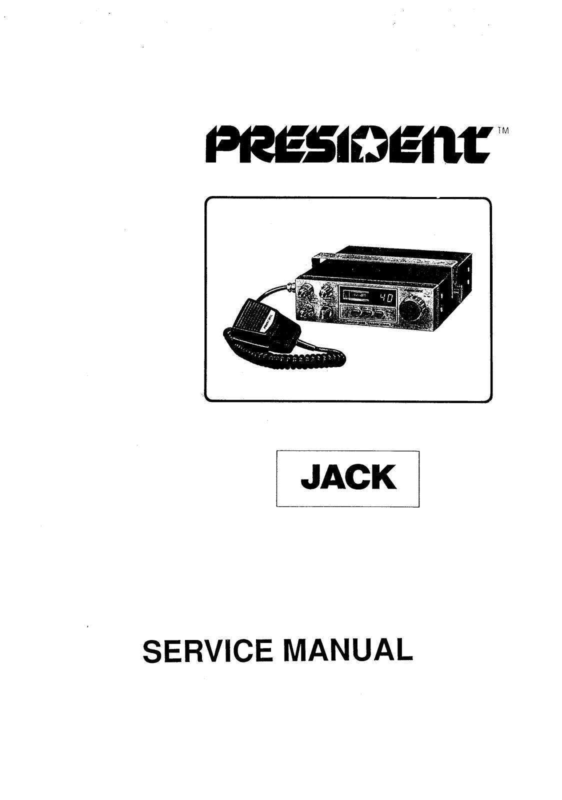 President Jack Service Manual