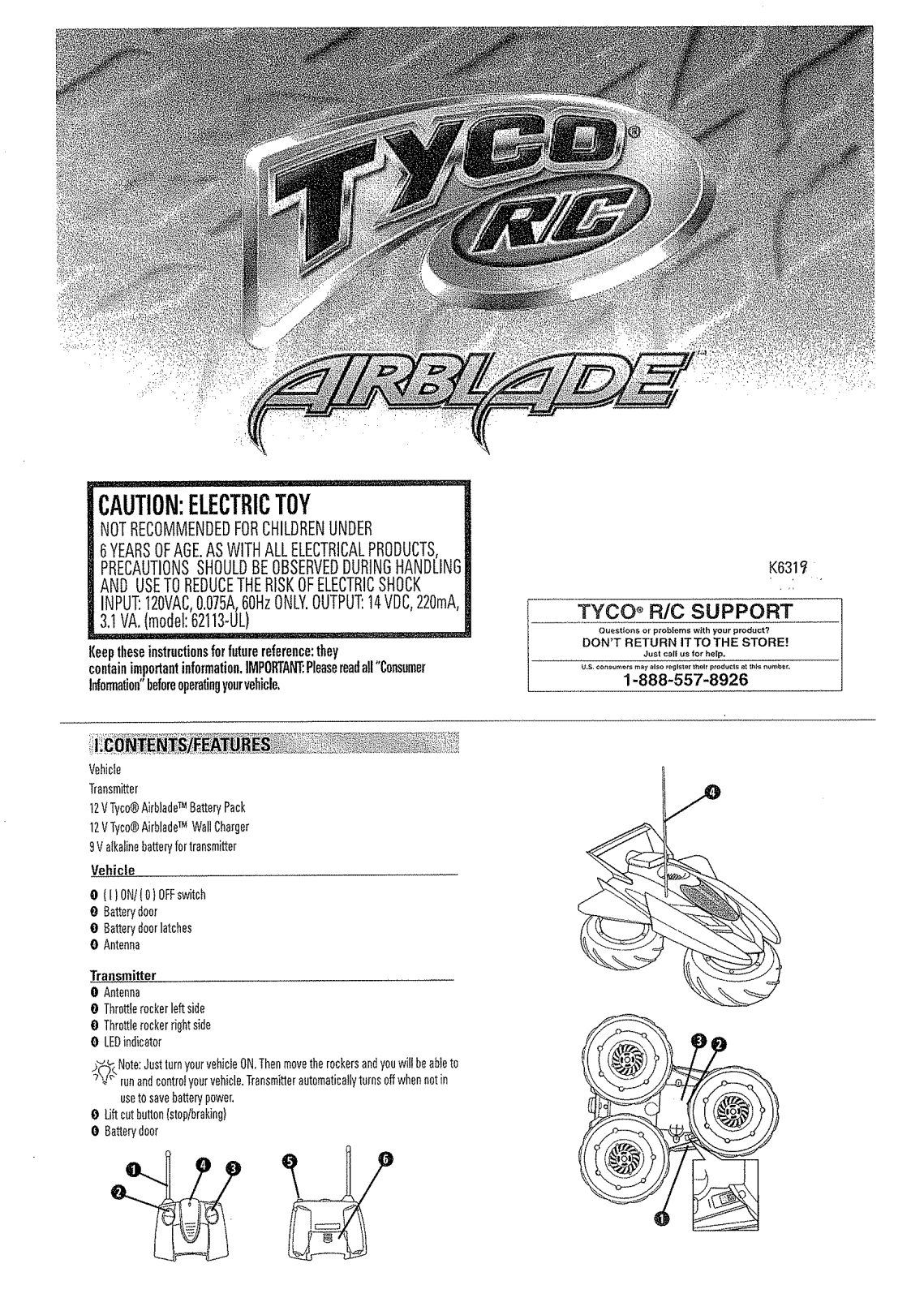 Mattel Asia Pacific Sourcing K6319 06A4R User Manual