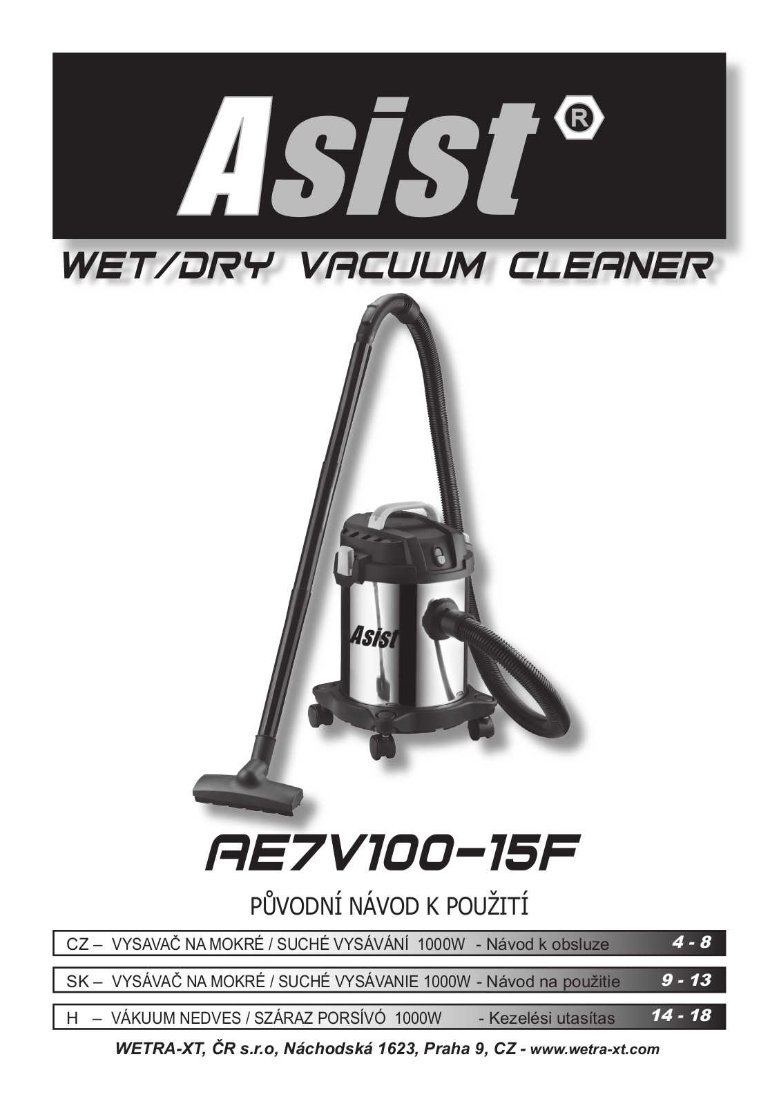 Asist AE7V100-15F User Manual