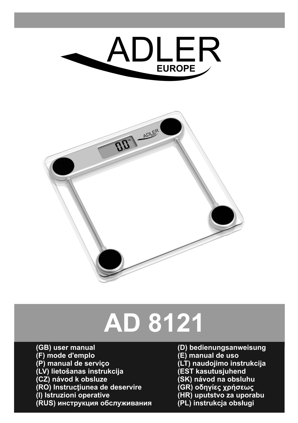 Adler AD8121 User Manual