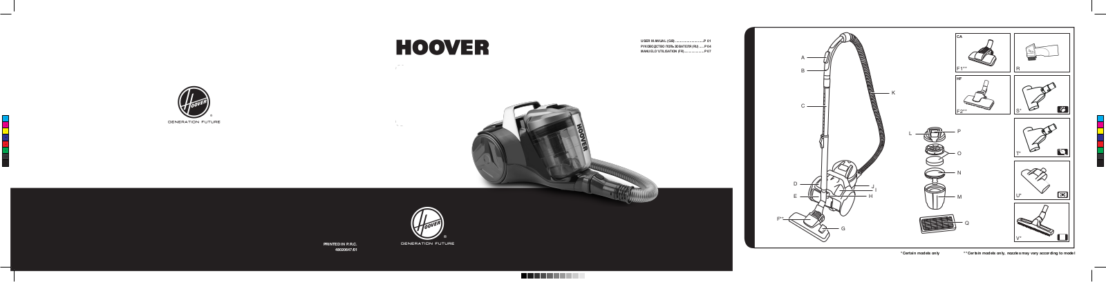 Hoover BR 2230 019 User Manual