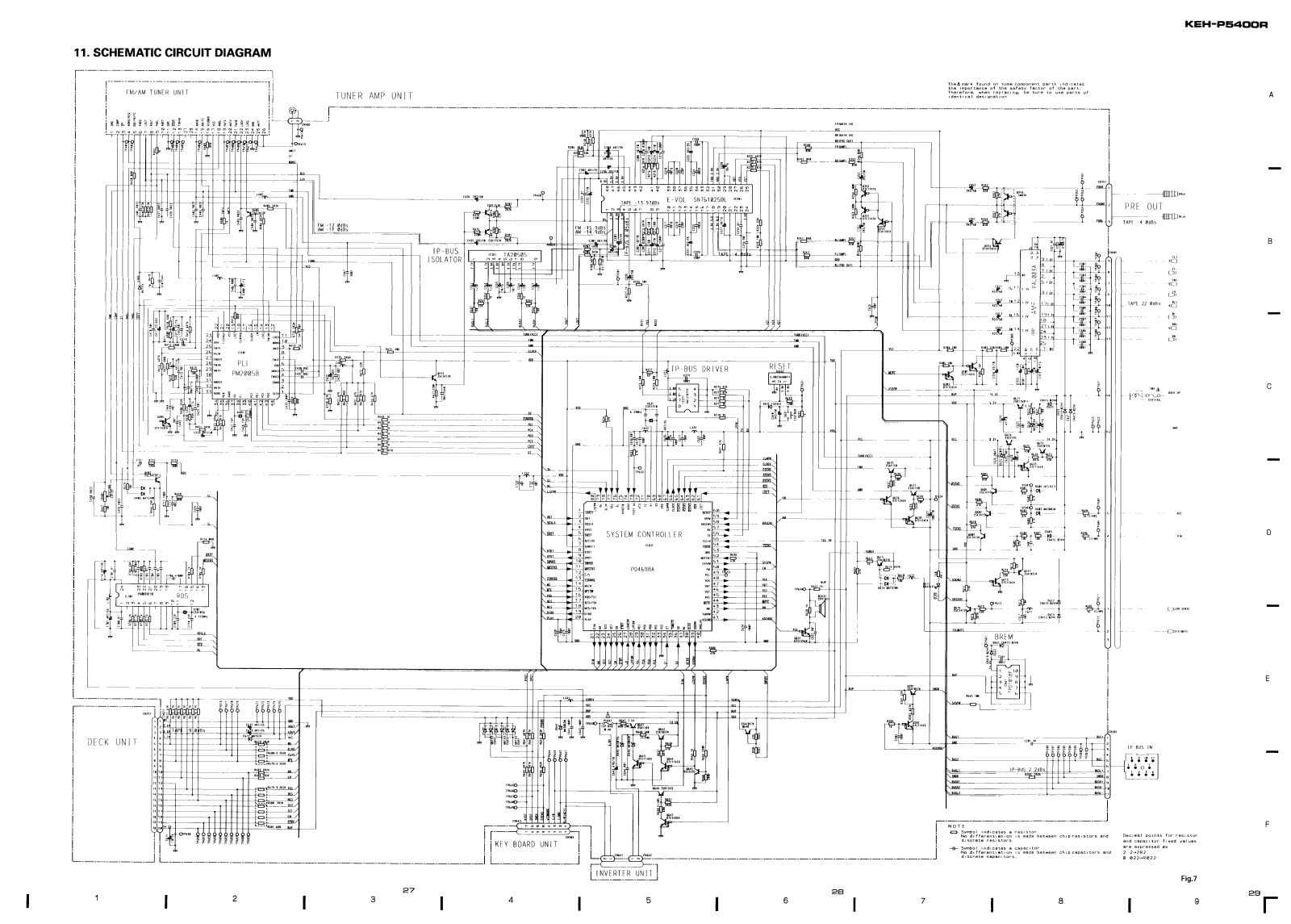 Pioneer KEHP-5400, KEHP-5400-R Schematic