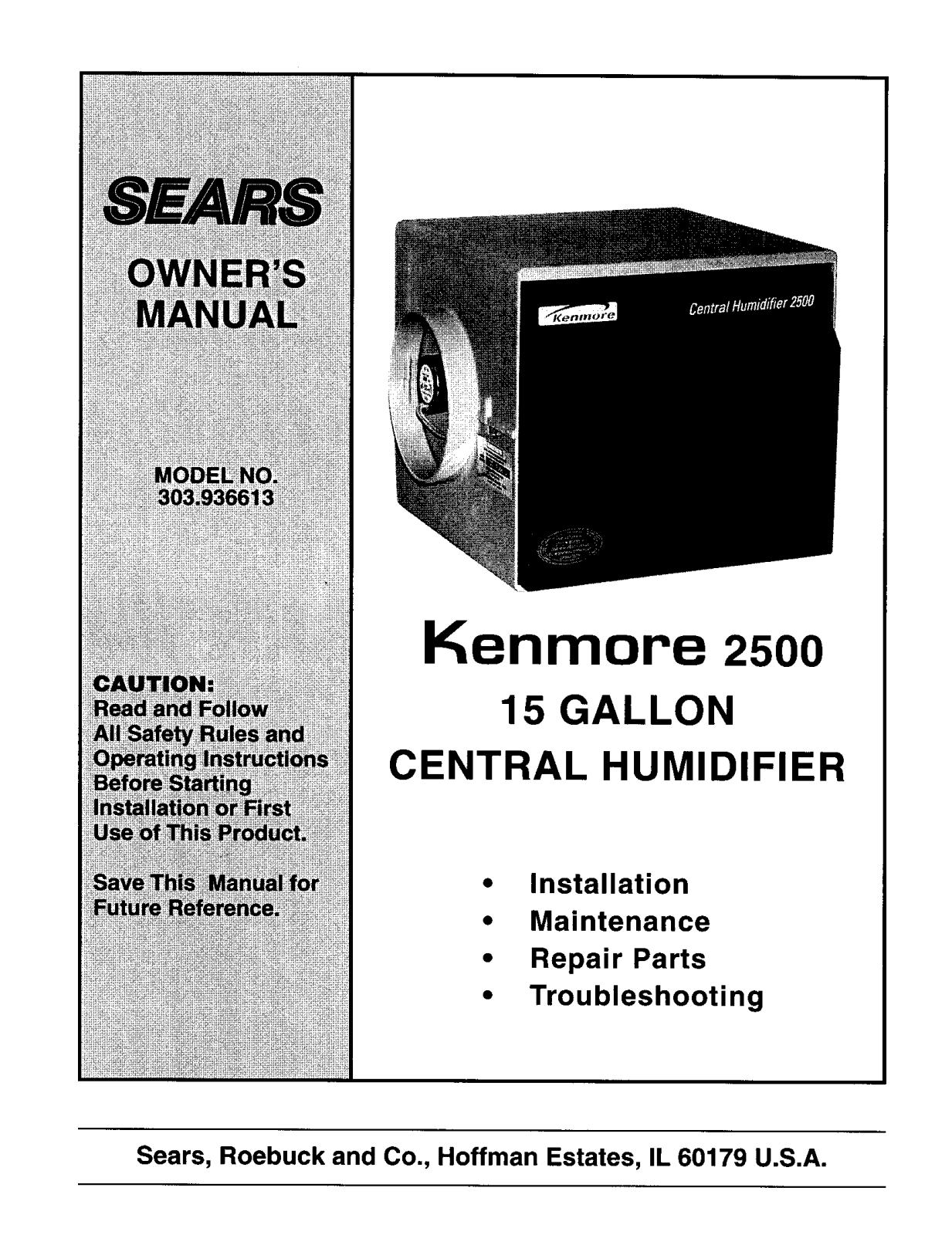 Sears 2500 User Manual - ManualMachine.com