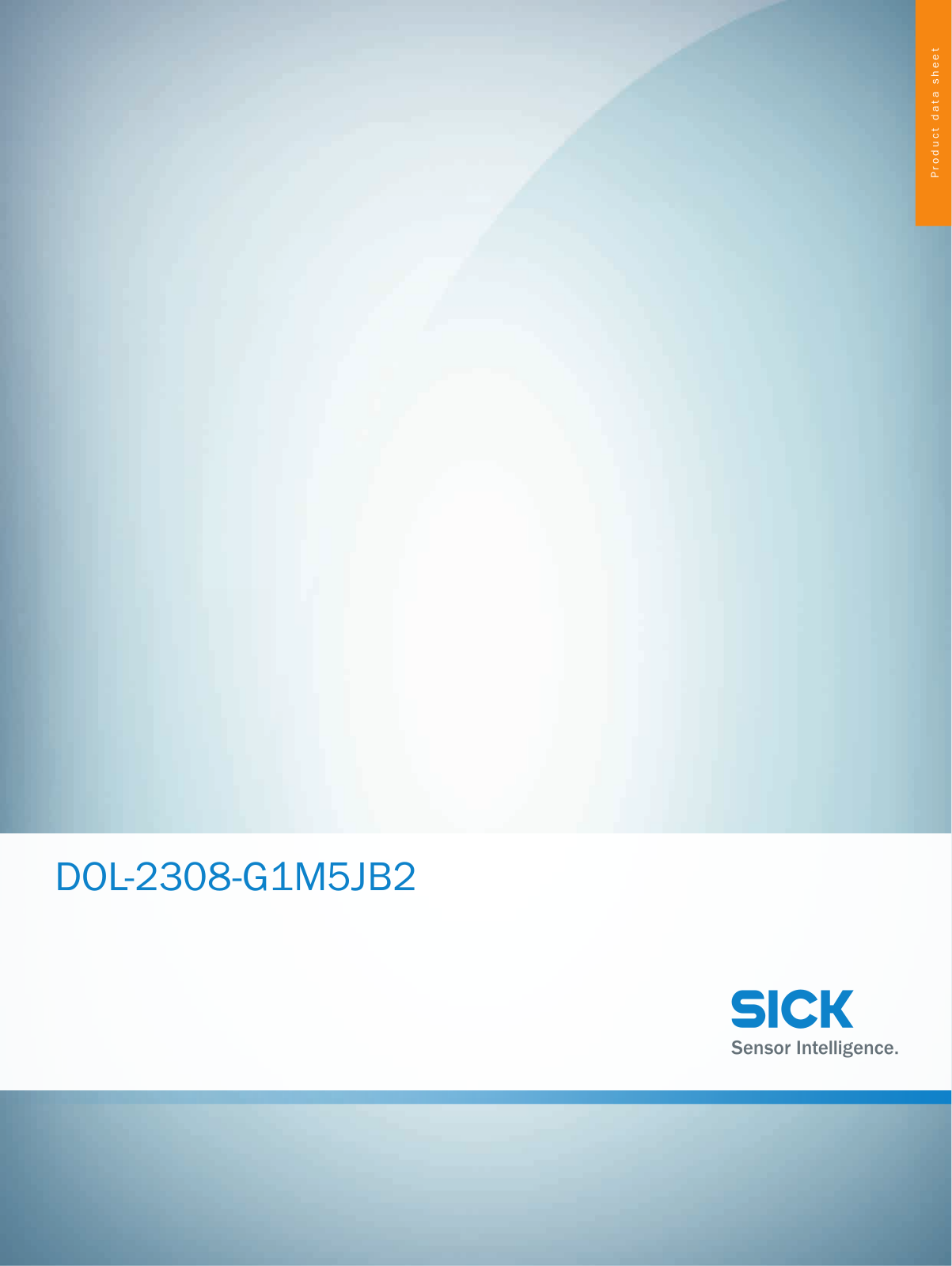 Sick DOL-2308-G1M5JB2 Data Sheet