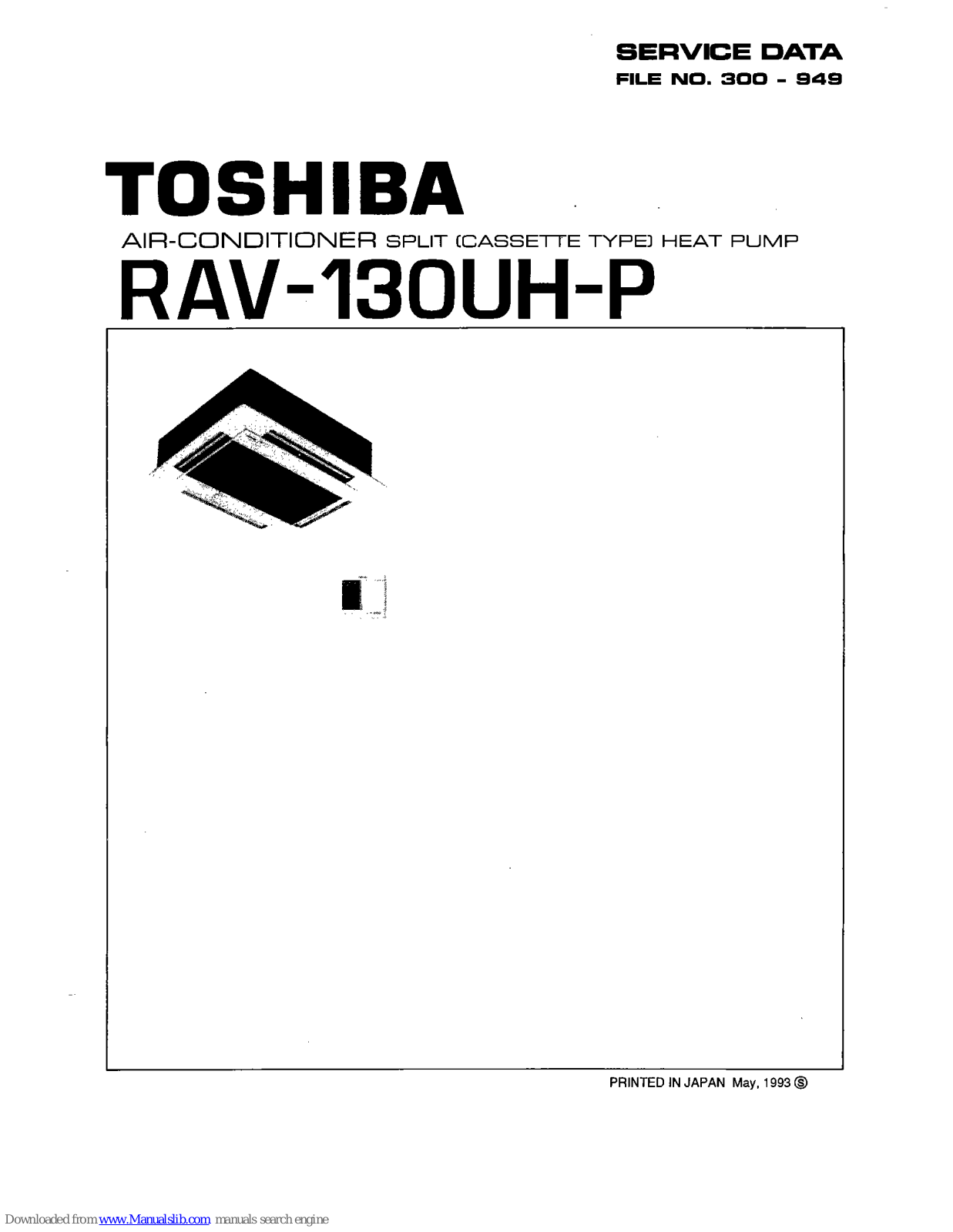 Toshiba RAV-130UH-P Service Data