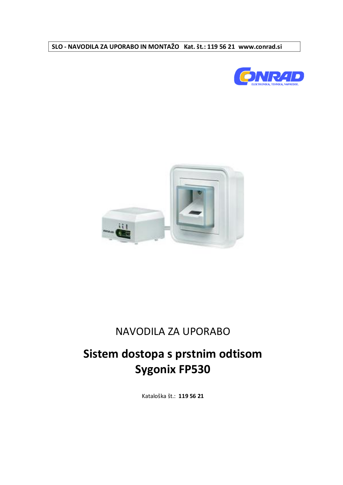 Sygonix FP530 User guide