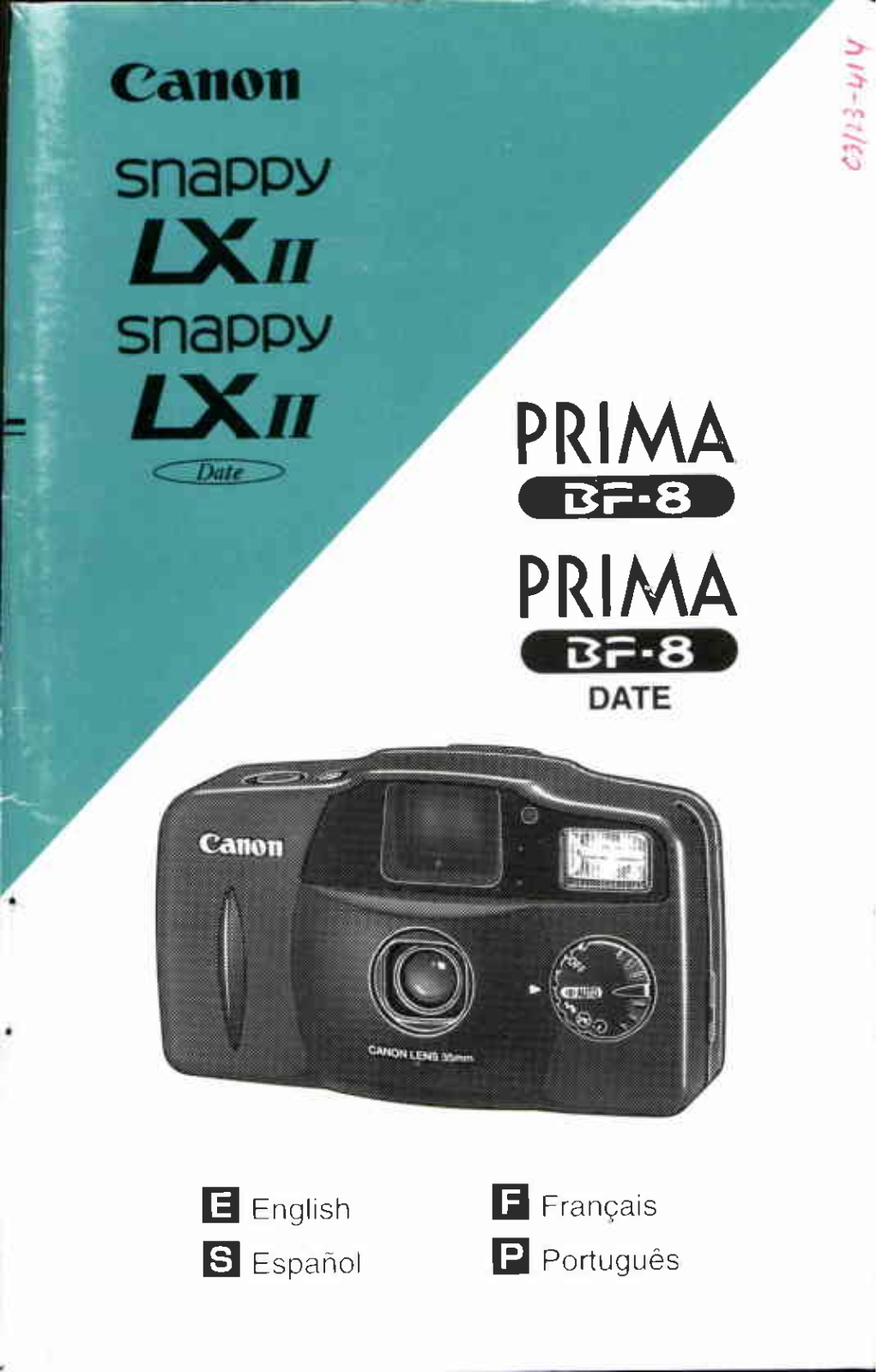 Canon LX2 User Manual