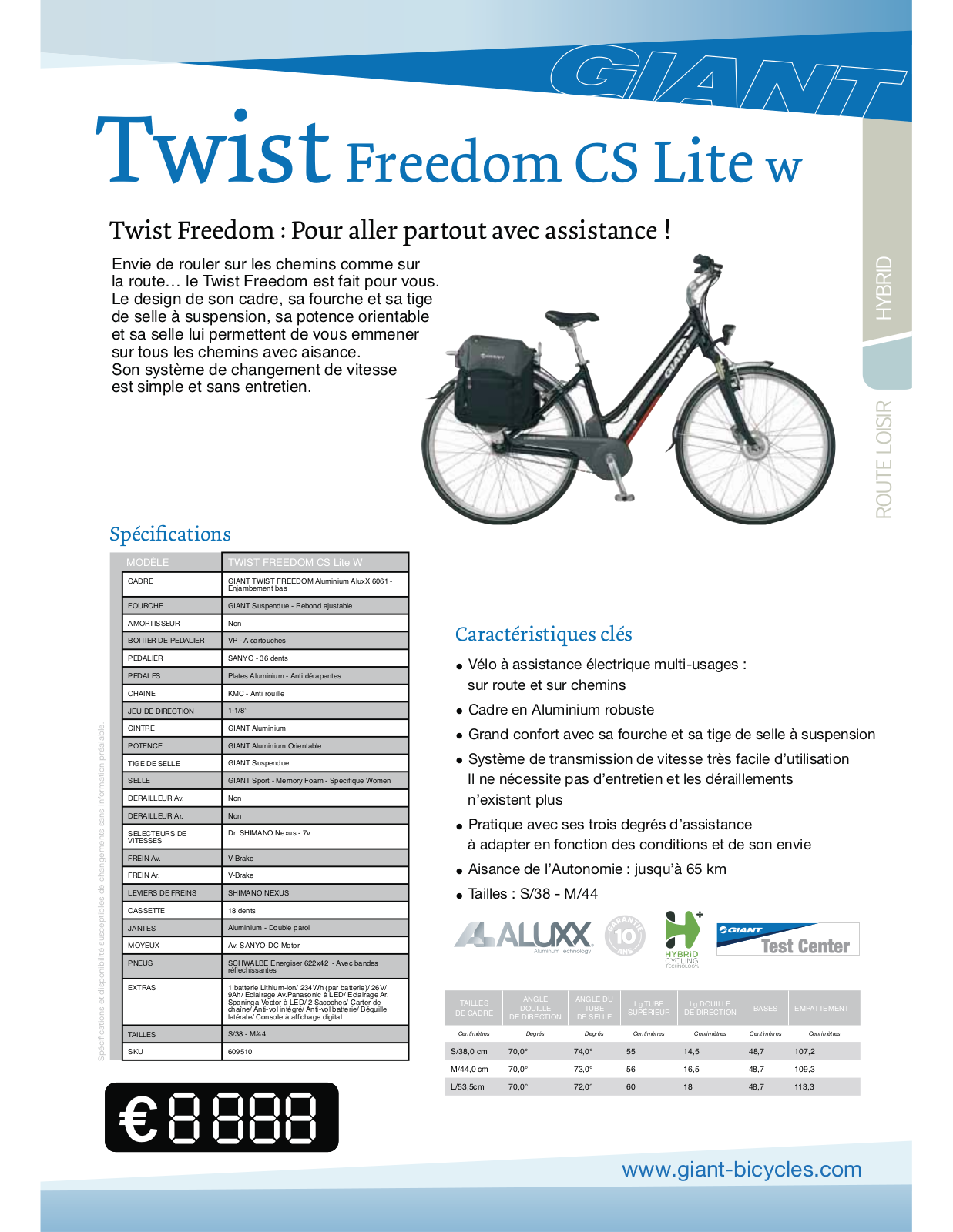 Giant TWIST FREEDOM CS LITE W User Manual