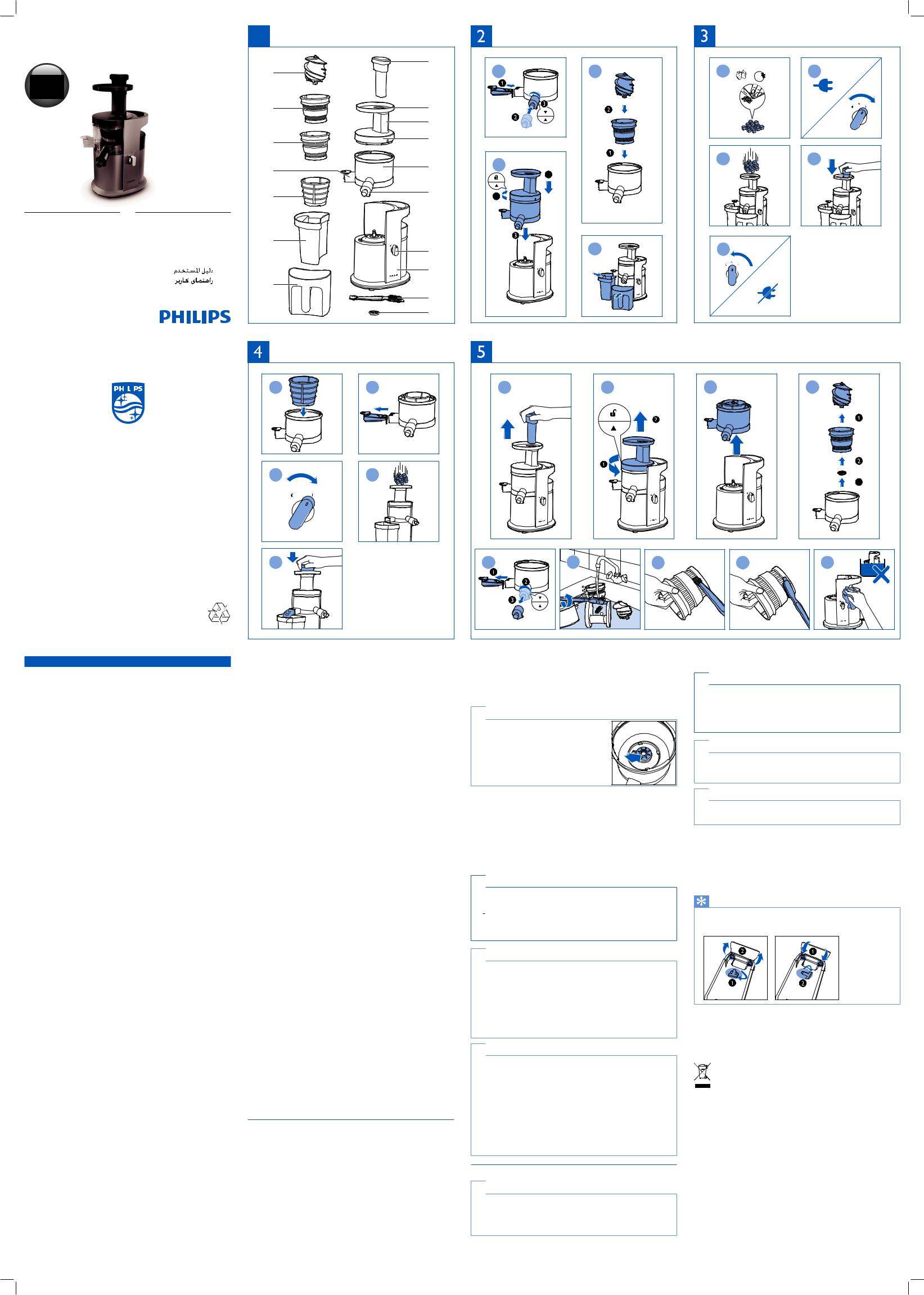 Philips HR1883/31 User manual