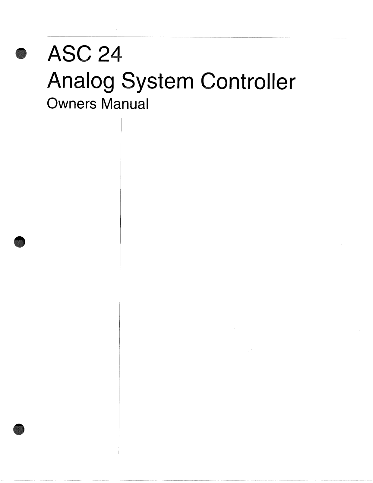 Studio SJBL-ASC24 User Manual