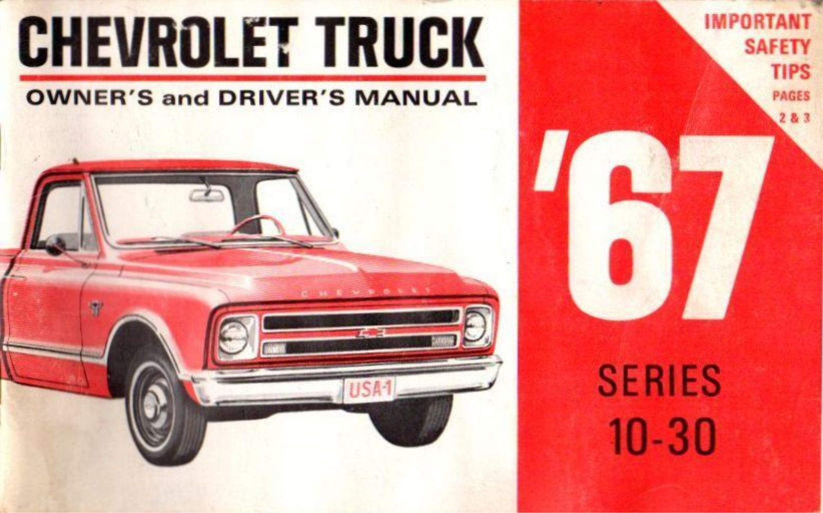 Chevrolet Truck 1967 Operating Instructions