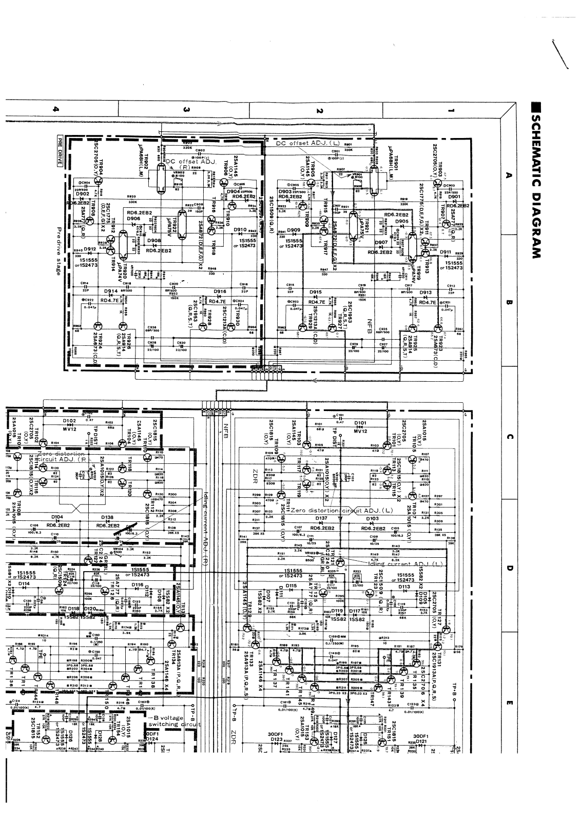 Yamaha M-70 Schematic