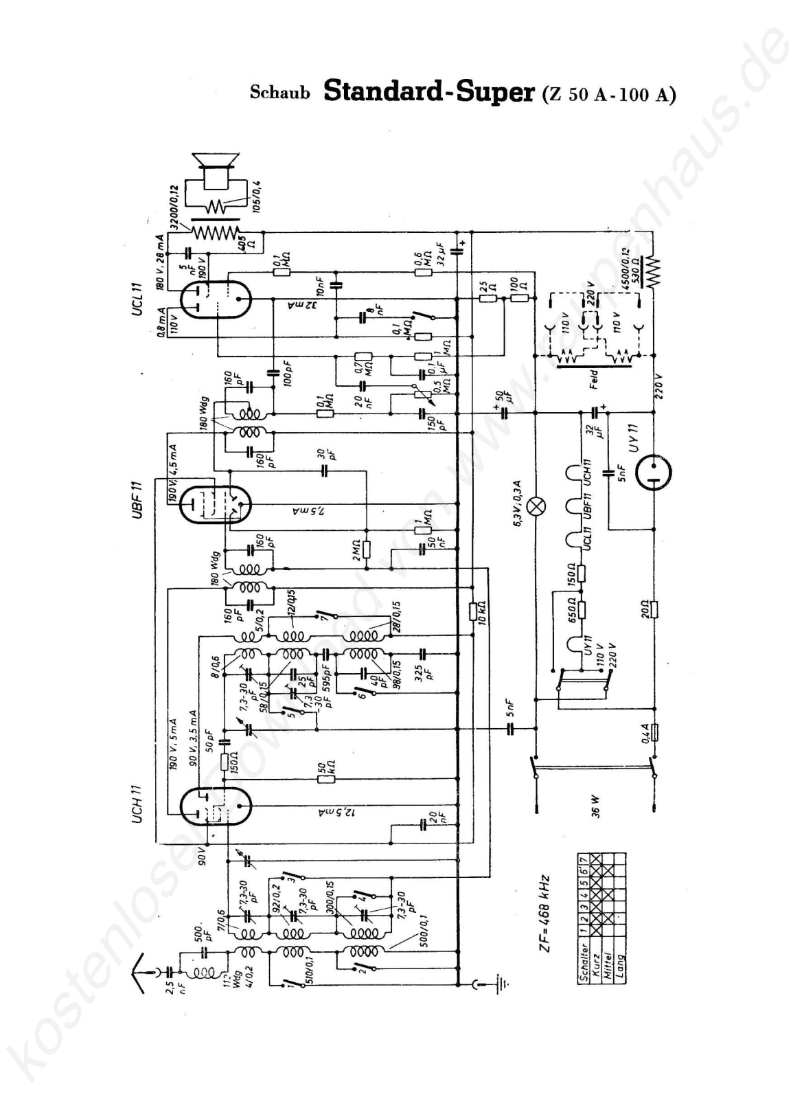 ITT StandardSuperZ50A Schematic - ManualMachine.com