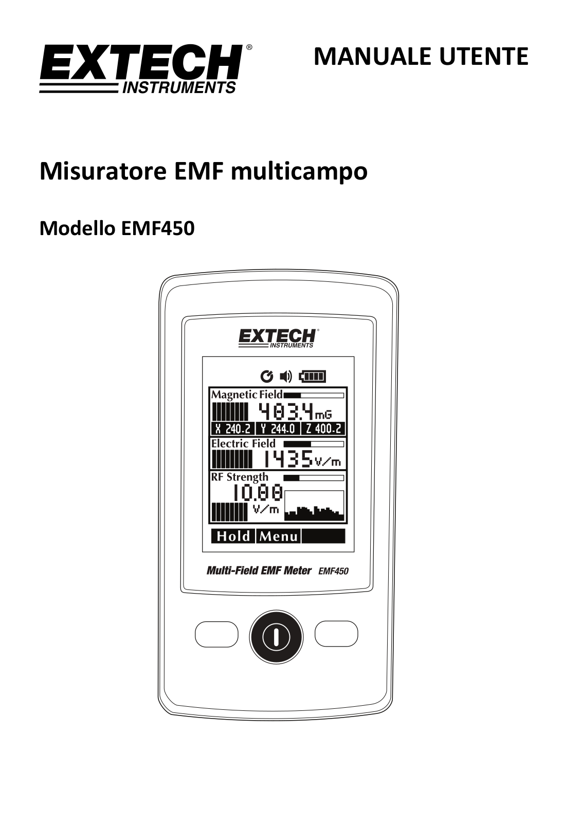 Extech EMF450 User guide