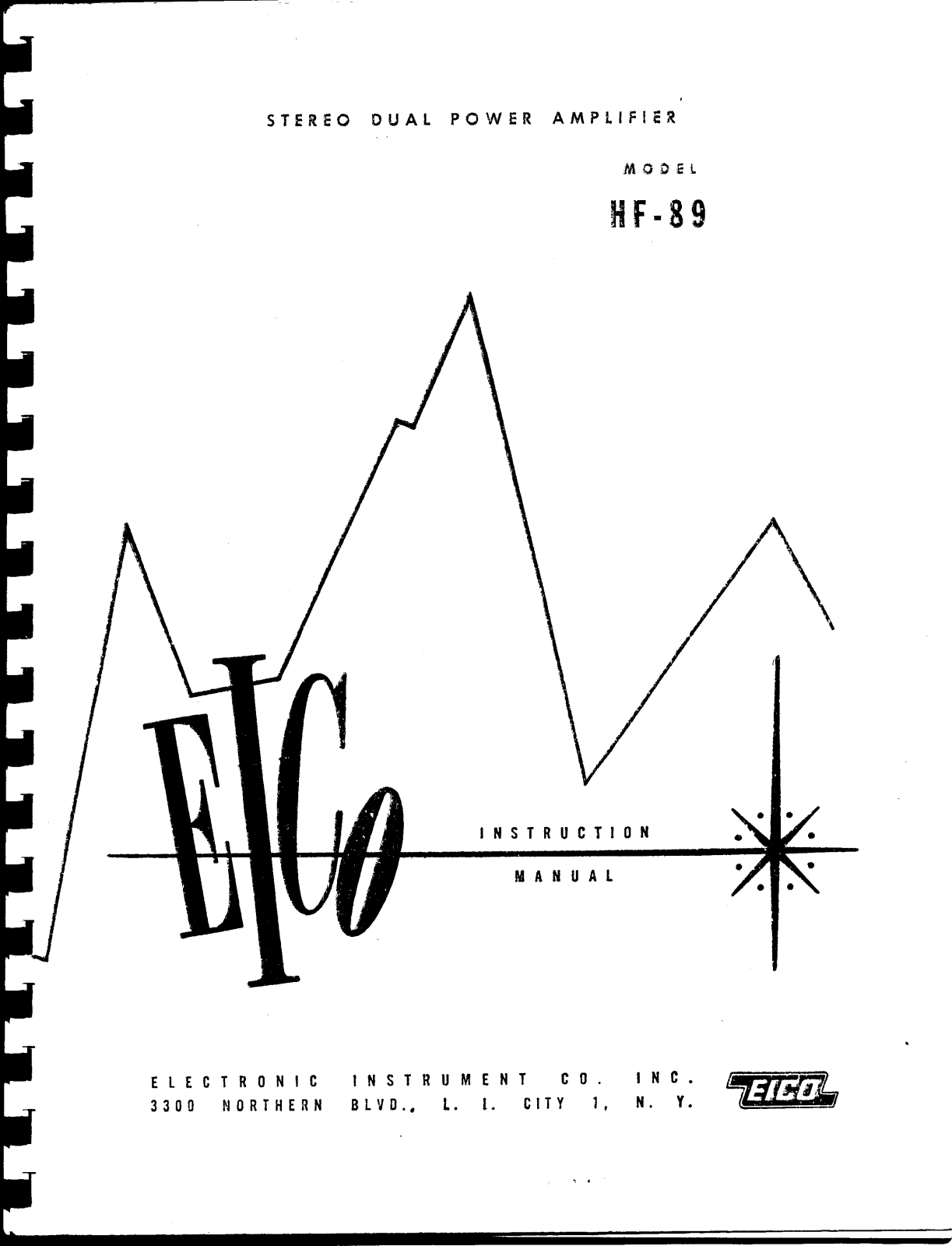 Eico HF-89 Service manual