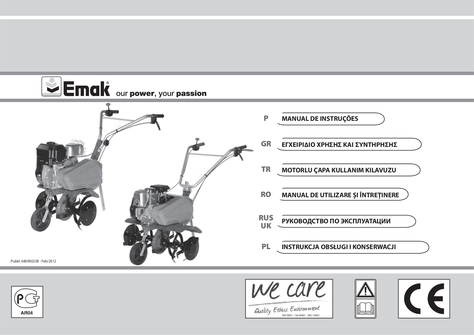 Efco MZ 2090X User Manual