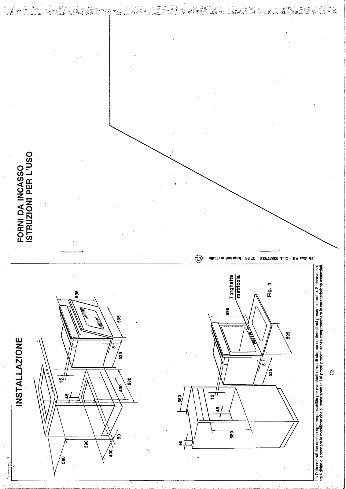 Candy FO F 311 X, FO R340, FO F311 FR X User Manual