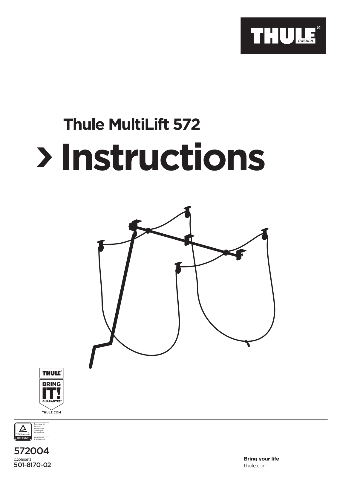 Thule MultiLift User Manual