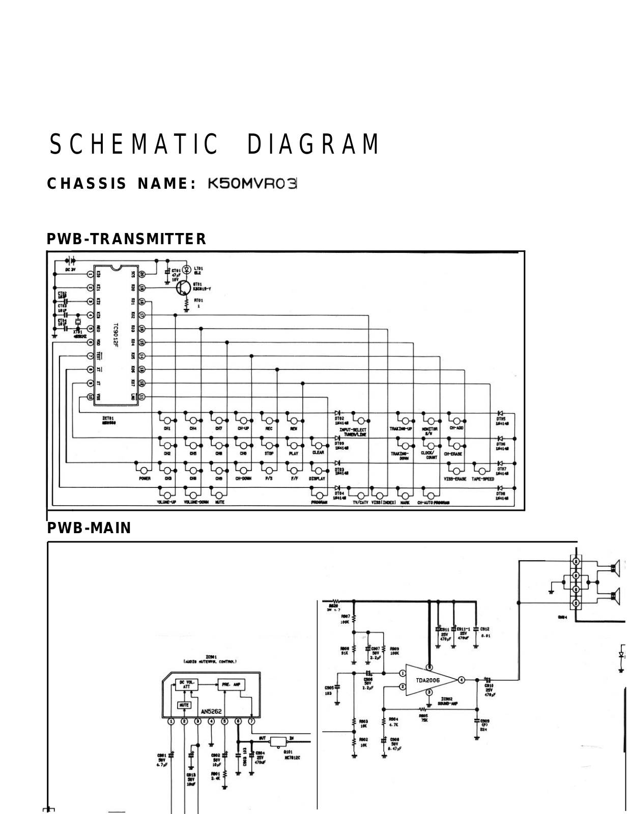 SAMSUNG K50MVR03 Diagram