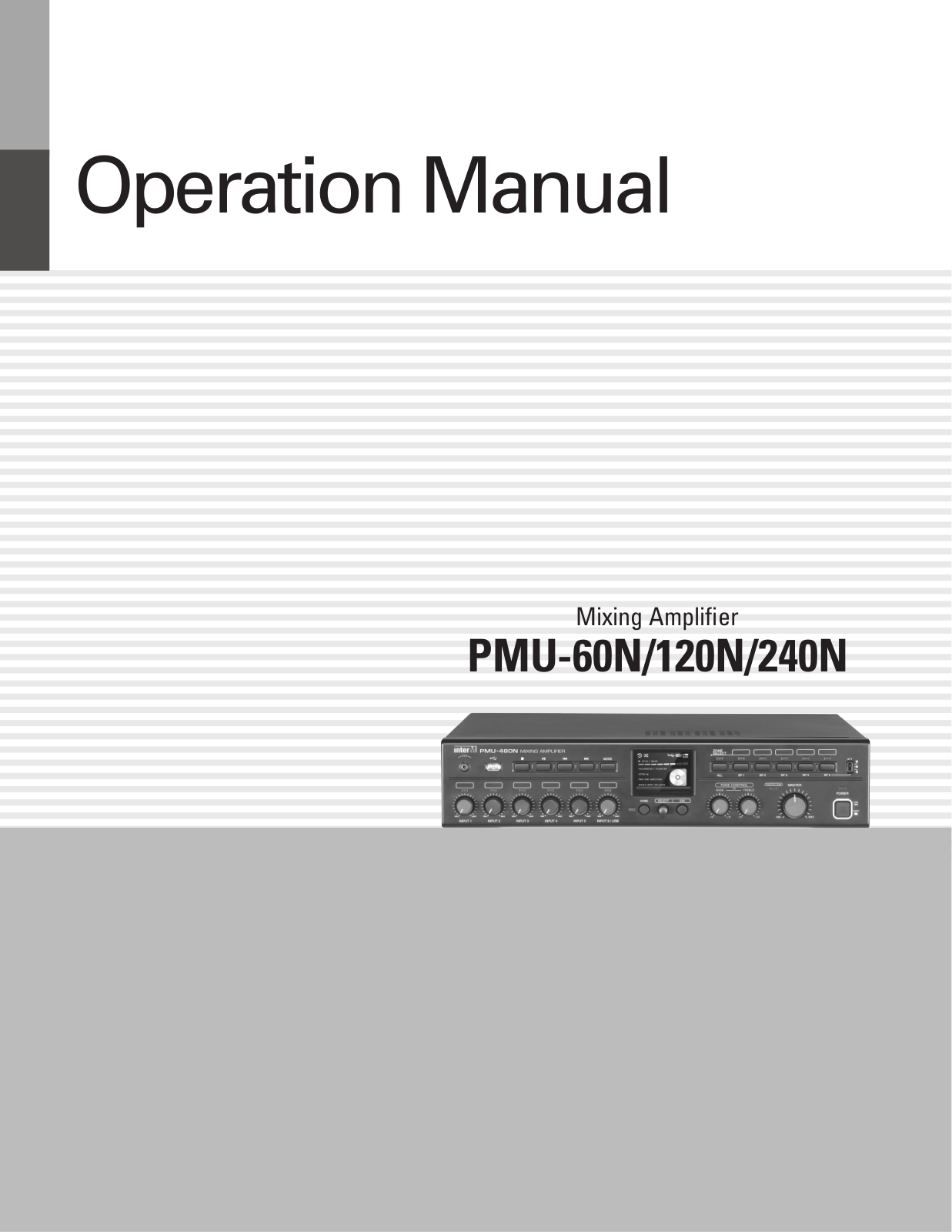 Inter-M PMU-120N User Manual