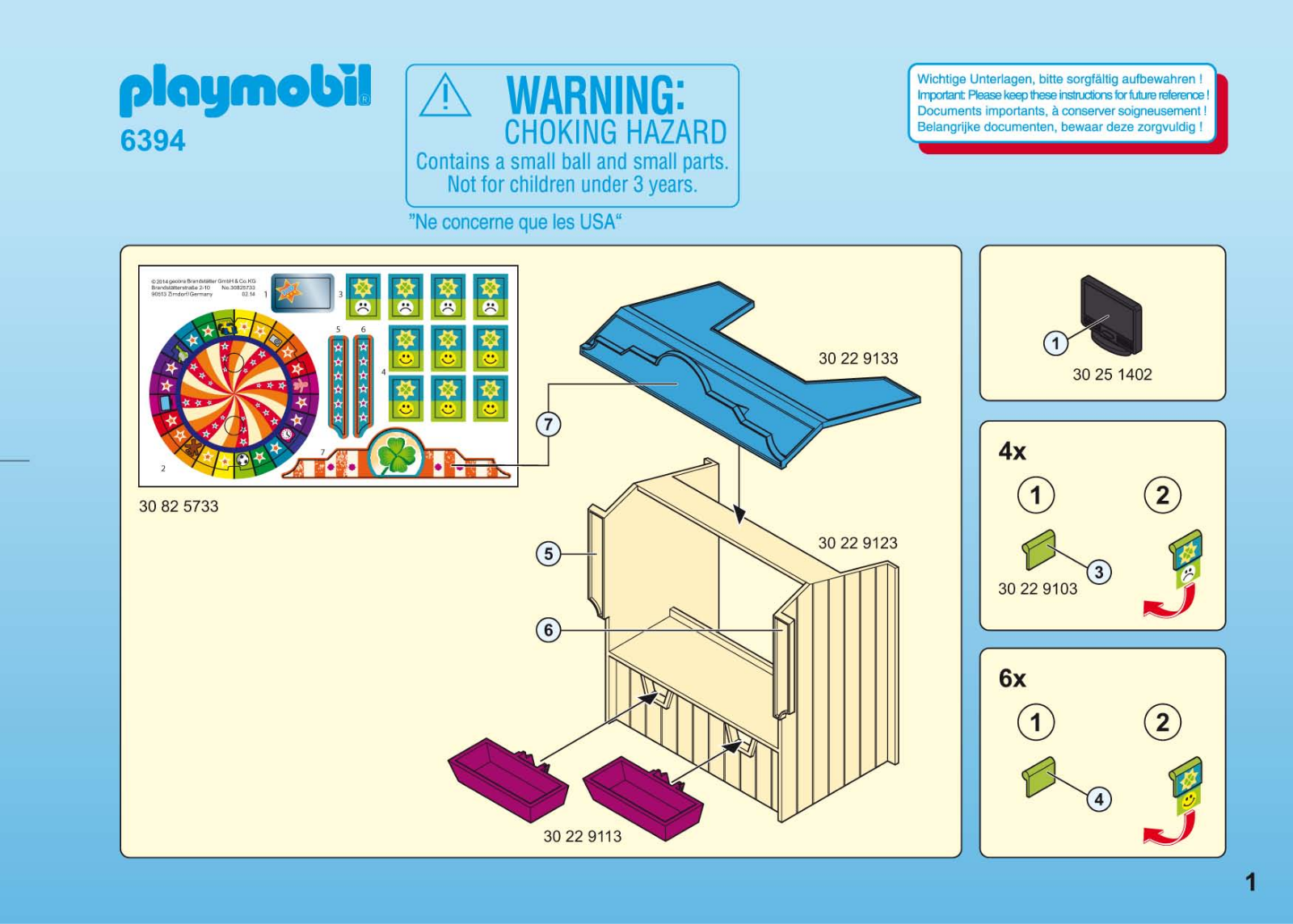 Playmobil 6394 Instructions