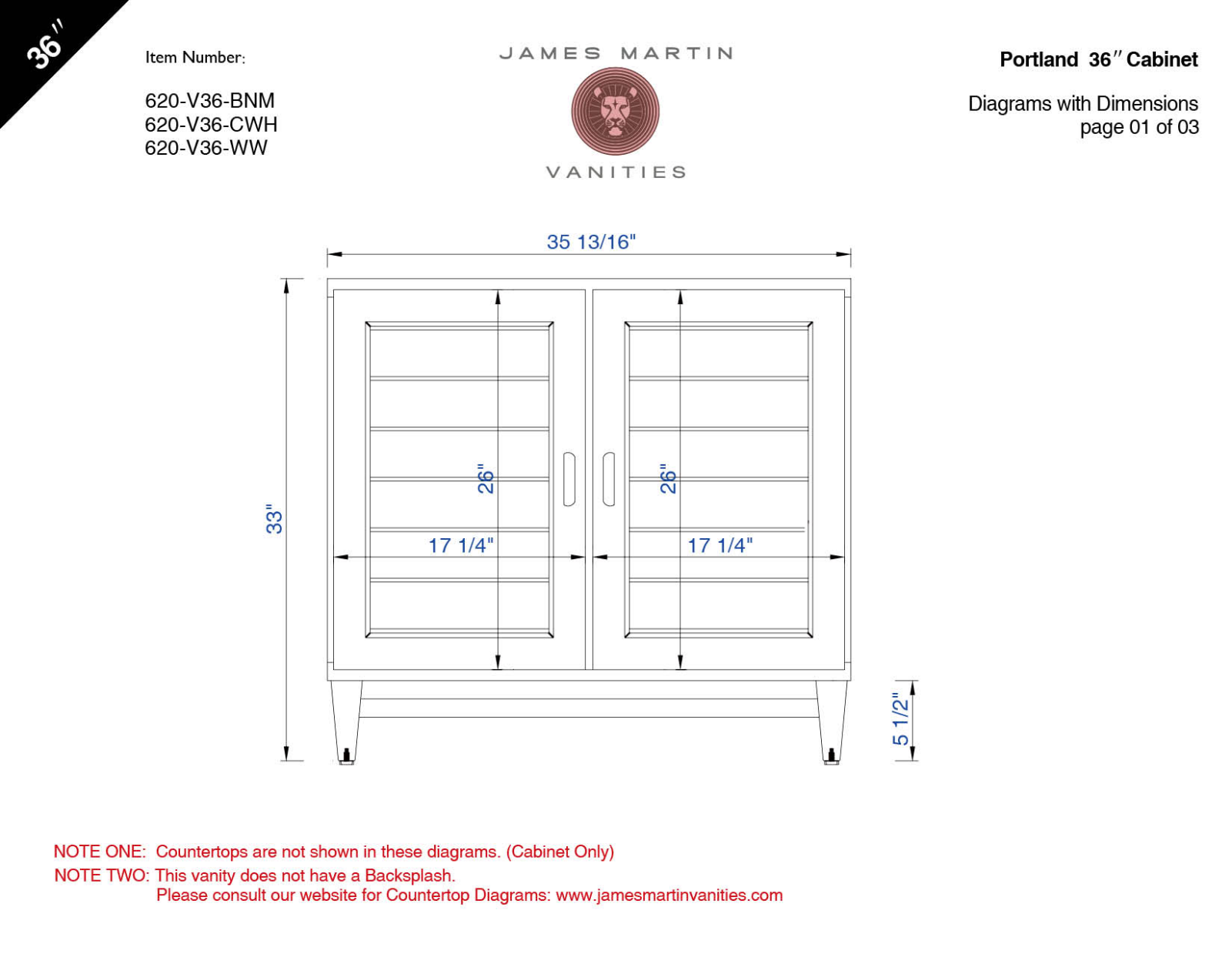 James Martin 620V36BNM3CLW, 620V36WW3AF, 620V36WW3CAR, 620V36BNM3IBK, 620V36BNM3AF Diagram