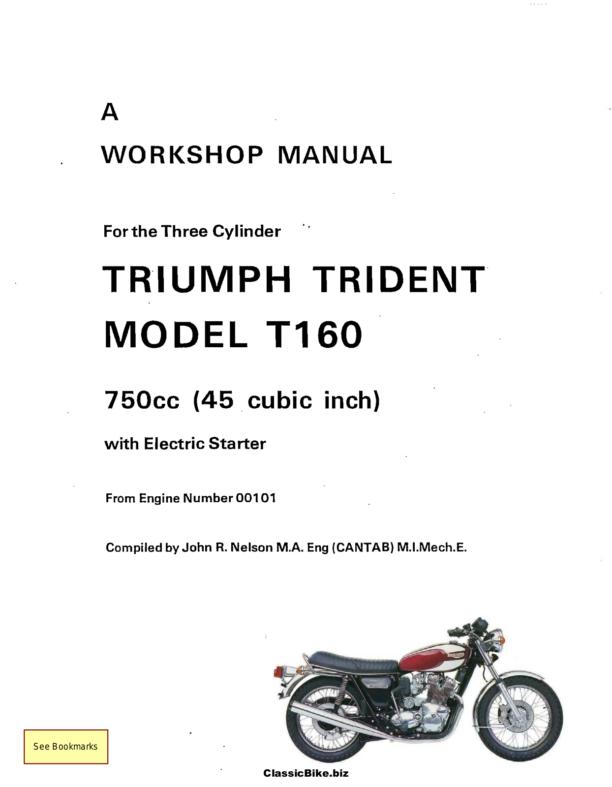 Triumph Trident T160 Workshop Manual - ManualMachine.com