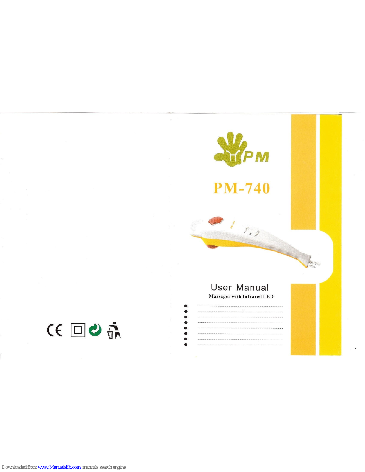 PM PM-740 User Manual - ManualMachine.com