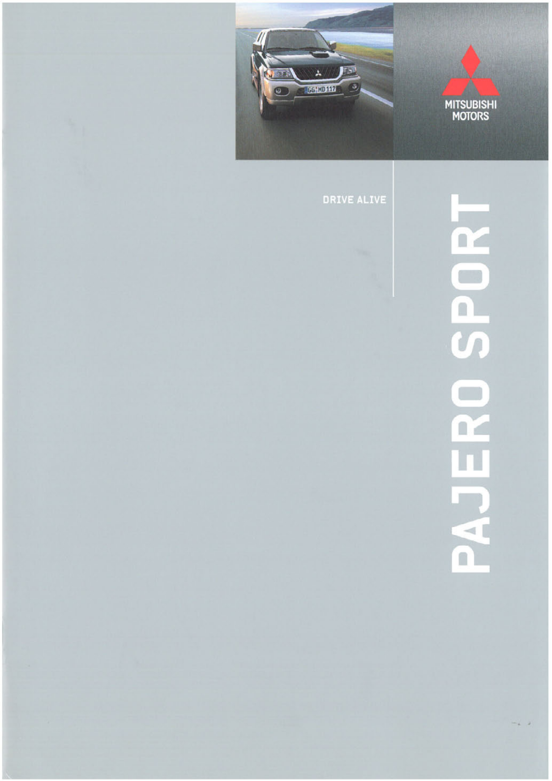 Mitsubishi PAJERO SPORT User Manual