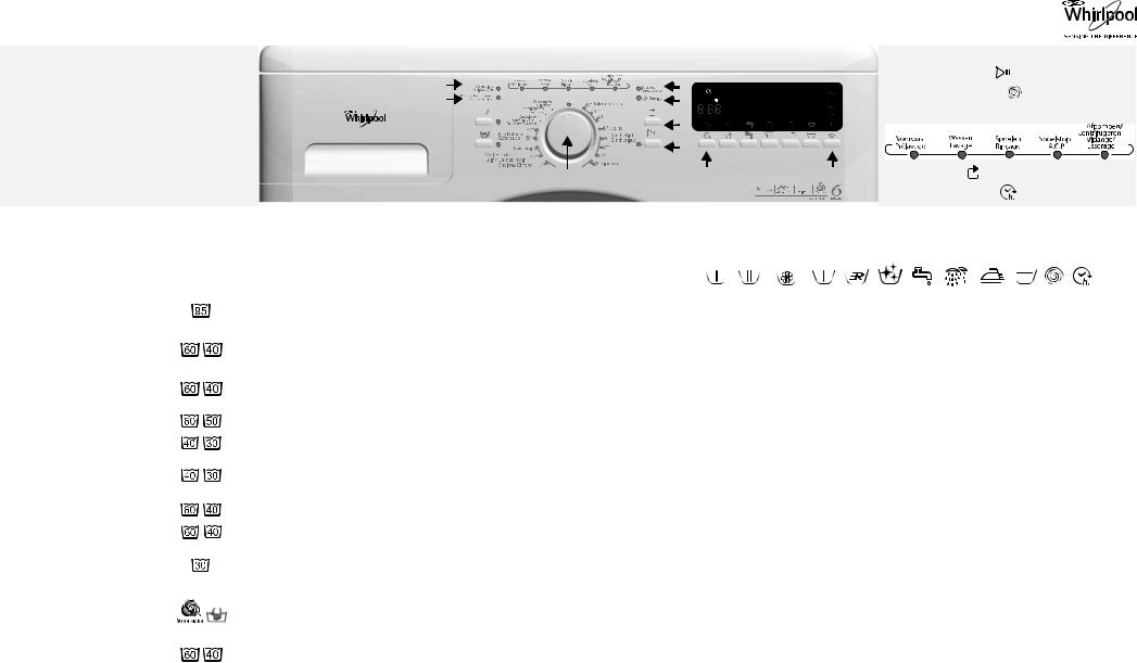 Whirlpool AWOM 613, AWOK 6010, AWO 3461 User Manual