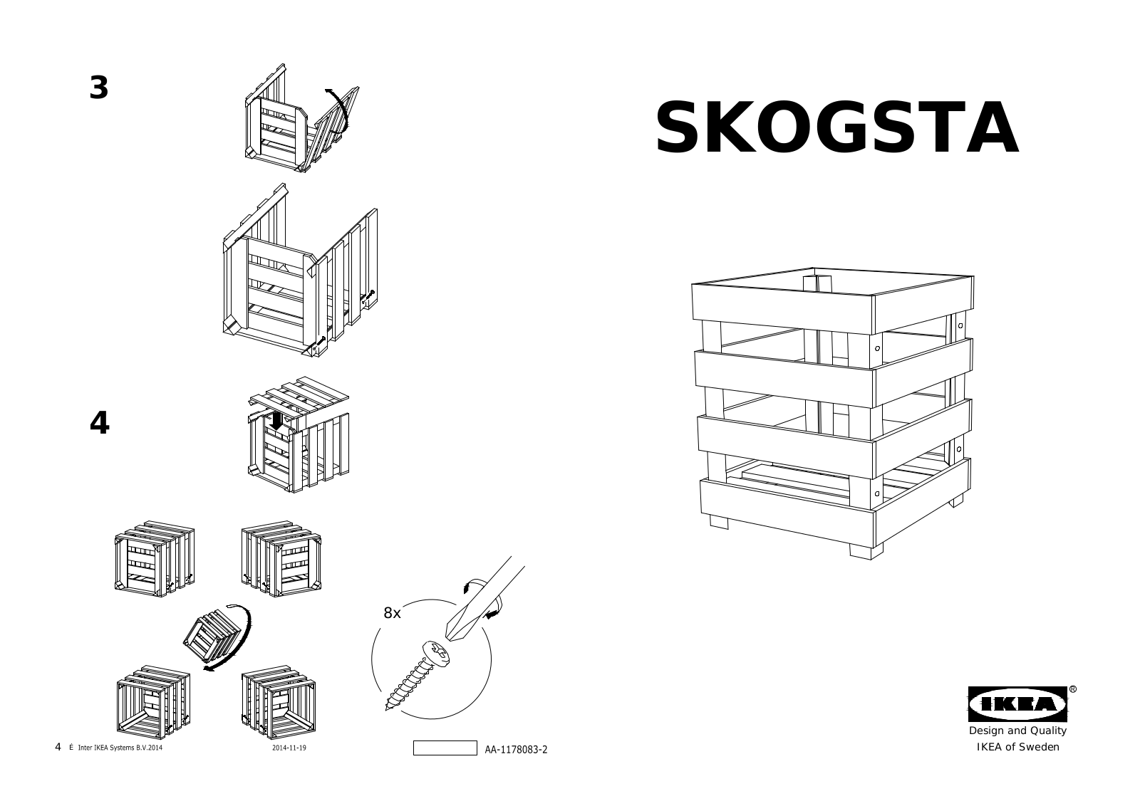 Ikea 80297950 Assembly instructions