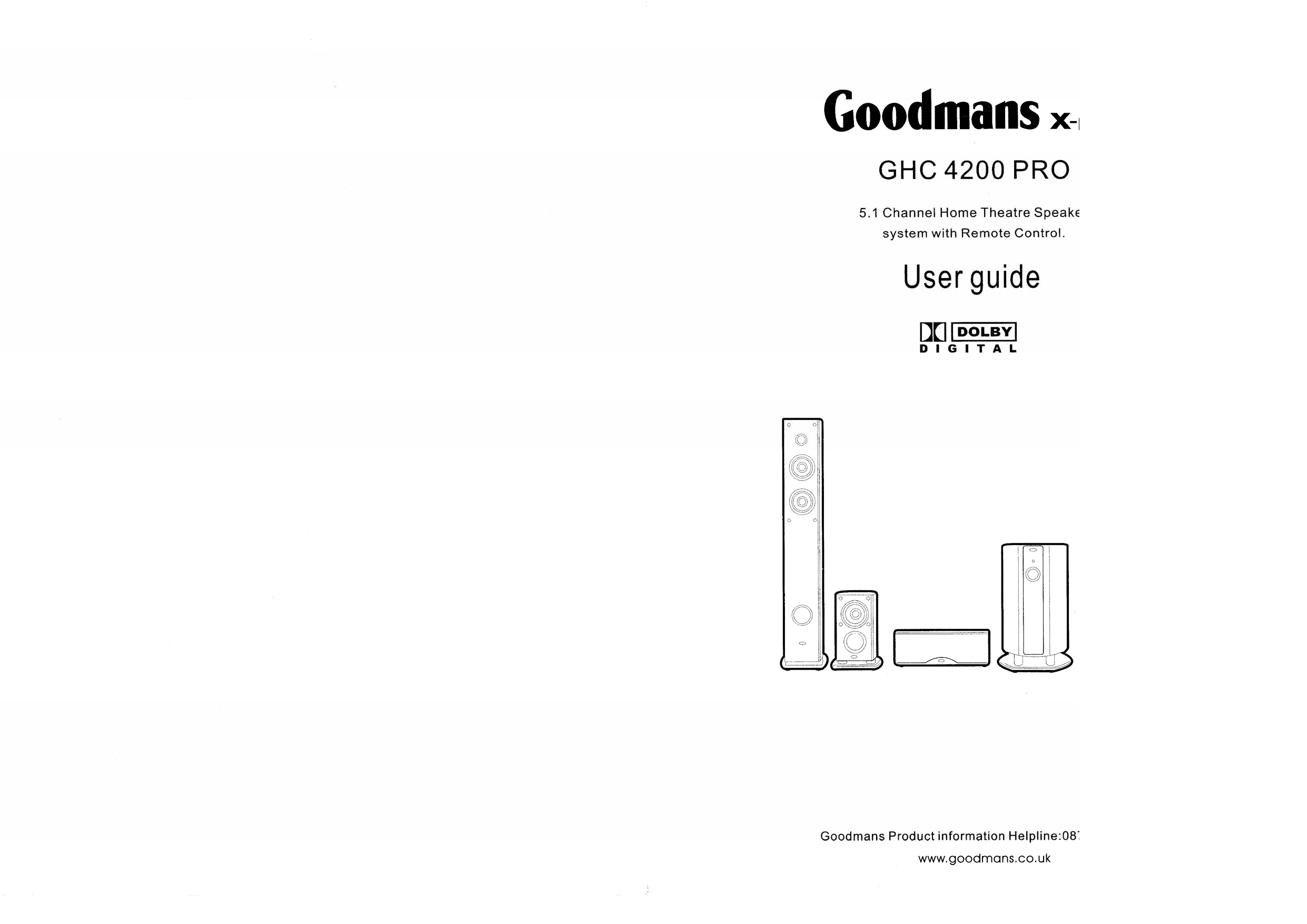Goodmans GHC4200PRO User Manual