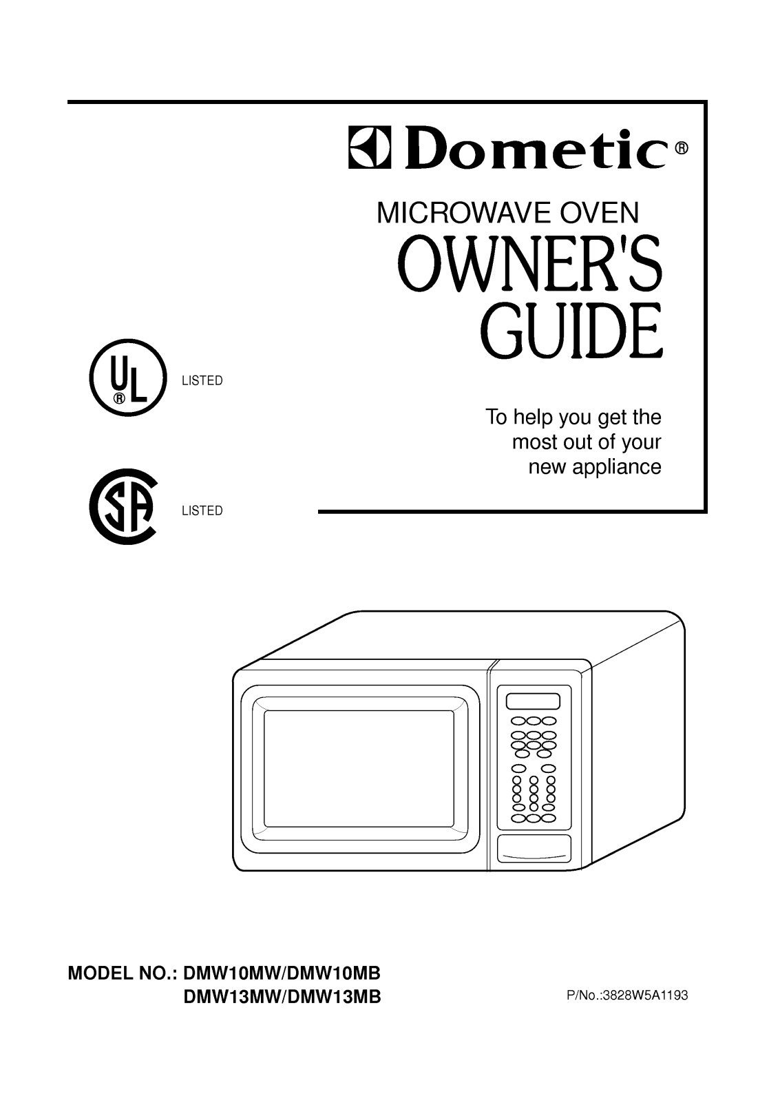 LG DMW10MW User Manual