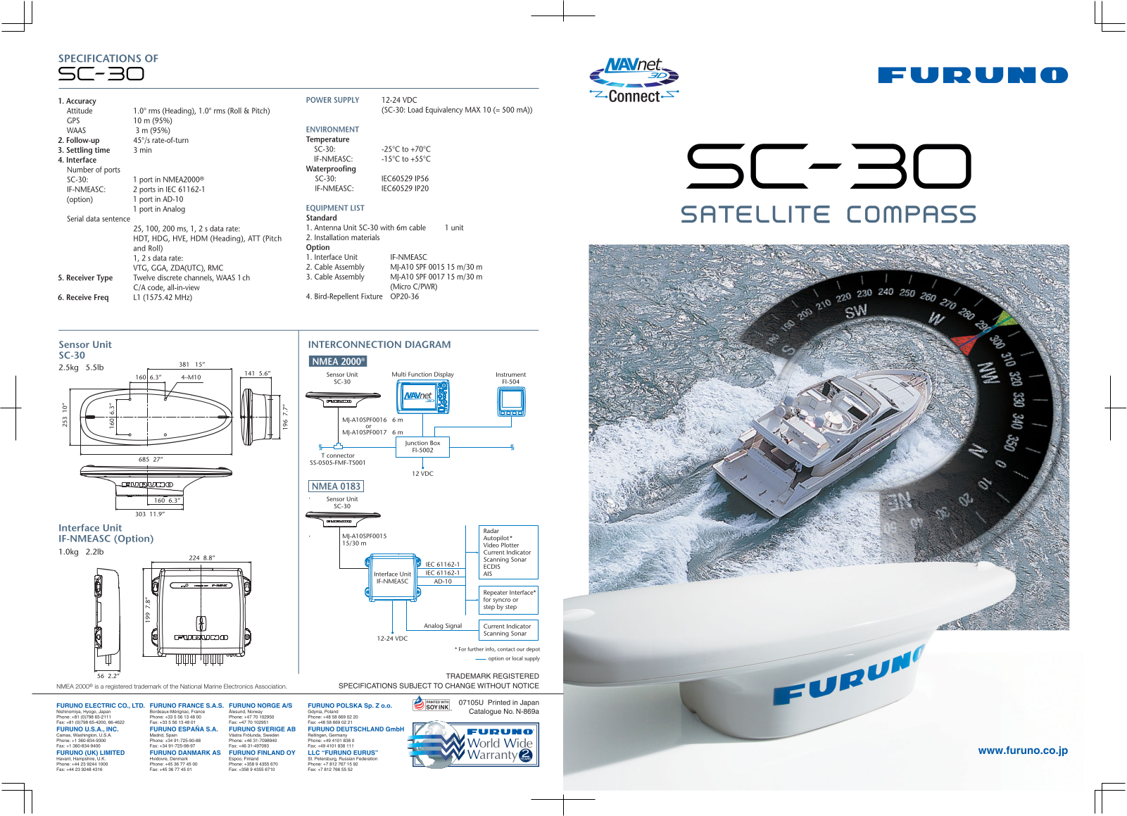 Furuno SC30 Brochure