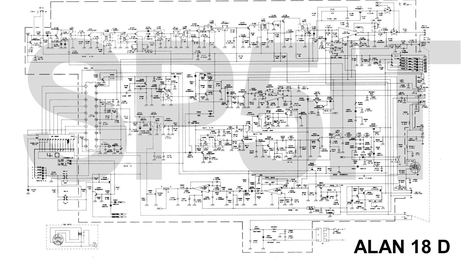 Alan 18D Schematic