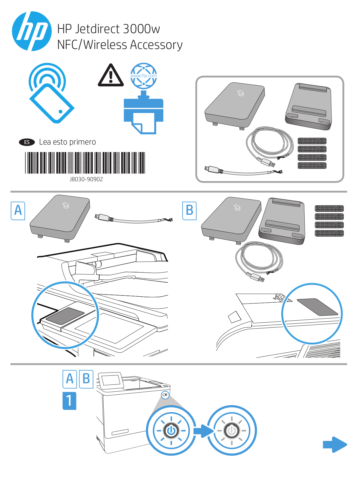 HP Jetdirect 3000w Installation Guide